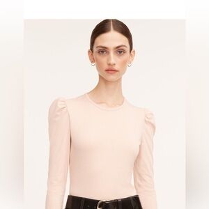 NWT Rebecca Taylor Ruched long sleeve top.